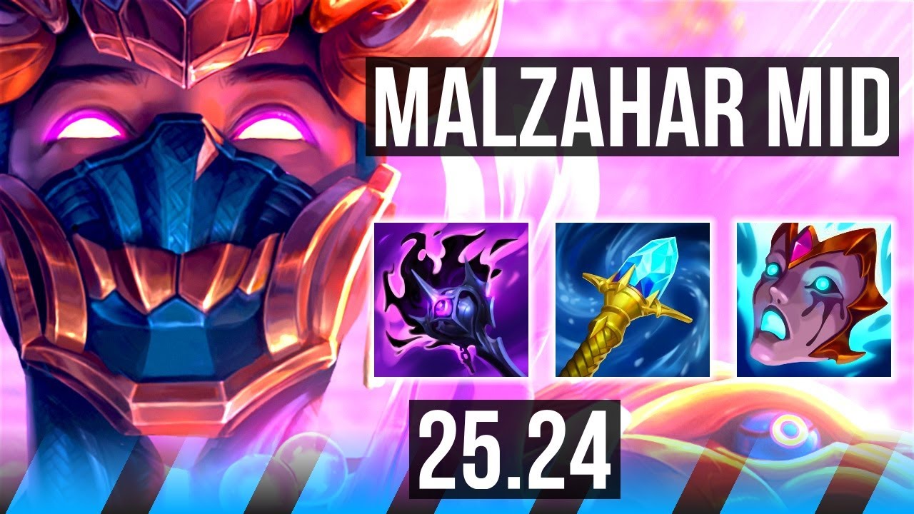 MALZAHAR vs YASUO (MID) | Perfect KDA: 5/0/15 | KR Master | 25.24