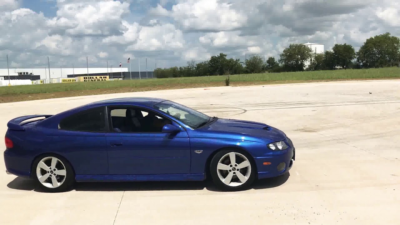 2005 GTO LS2 6 speed donut/burnout