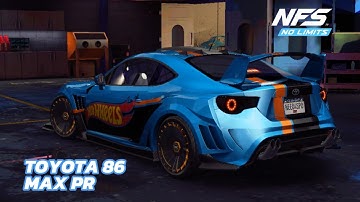 NFS NO LIMITS TOYOTA 86 MAX PR | Need For Speed No Limits Gameplay