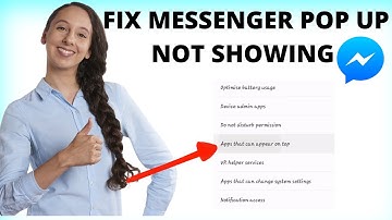 How to Fix Messenger Pop Up Not Showing | Messenger Chat Heads Not Working (kripa)