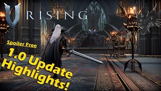 Spoiler Free Update Highlights - V Rising version 1.0