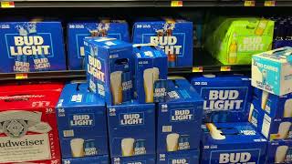 Shopping Walmart in Anaheim, California