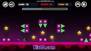 Geometry Neon Dash World 2 - "level 5" 100% Complete | Easy Demon Games #1082 screenshot 5