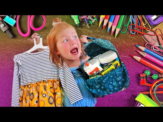 Adleys BACK TO SCHOOL Shopping Routine!! new clothes and toys for preschool! class=