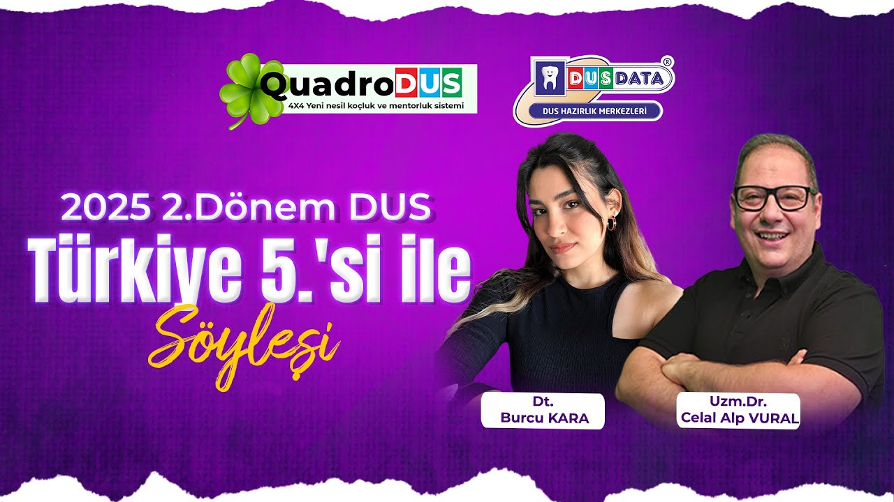 2025 2. Dönem DUS Türkiye 5.'si ile Söyleşi
