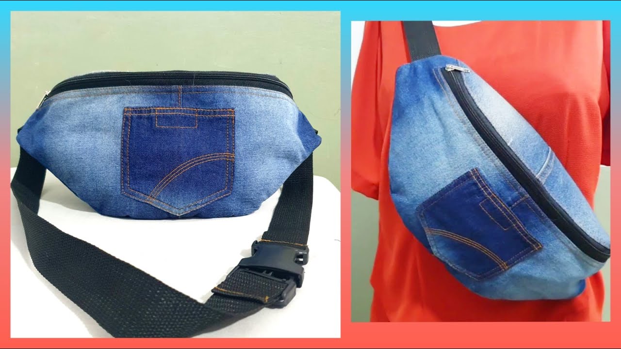 con Jeans Reciclados #TUTORIAL - YouTube