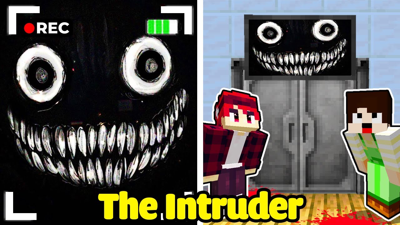 HACHI BỊ QUÁI VẬT ROBLOX THE INTRUDER TẤN CÔNG TRONG MINECRAFT*HACHI THE INTRUDER*