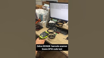 Zebra DS3608  barcode scanner Scans DPM code test