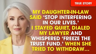 She Told Me To Stop Interfering — So I Froze The Trust Fund. Then She Said, “Wait… What?!”