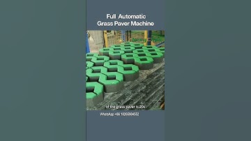 Full automatic concrete grass paver making machine#concreteblockmakingmachine #interlockingbricks