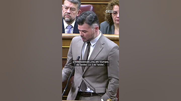 Gabriel Rufián explica en menos de un minuto qué es ser un ‘woke'