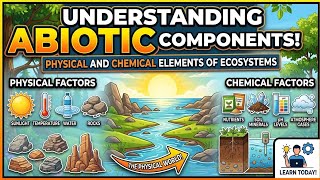 Understanding Abiotic Components| Physical &amp; Chemical Elements of Ecosystems| Science Topic ✅