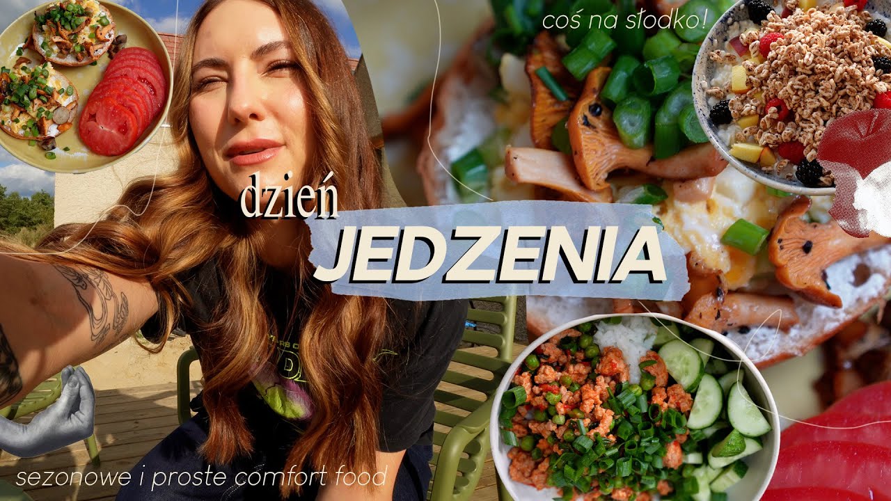 DZIEŃ JEDZENIA🍛🥪 śniadanie z lasu  / obiad na dwa dni w 15minut / domowe płatki 🥣/ posiłki ~ 500kcal