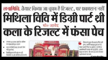 LNMU BA Part 3 Result 2018-21 Bad News