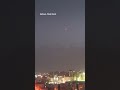 Missiles seen flying over Haifa and West Bank at dawn