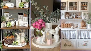 Bunny French Farmhouse Decorating ldeas. French country Farmhouse decor #farmhouse #decoratingideas
