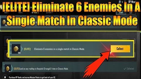 Eliminate 6 Enemies in a single match in classic mode