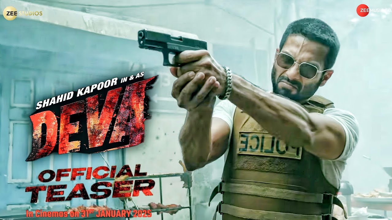 Deva | Official Teaser l Shahid Kapoor | Pooja Hegde | Rosshan Andrrews | Film Poster