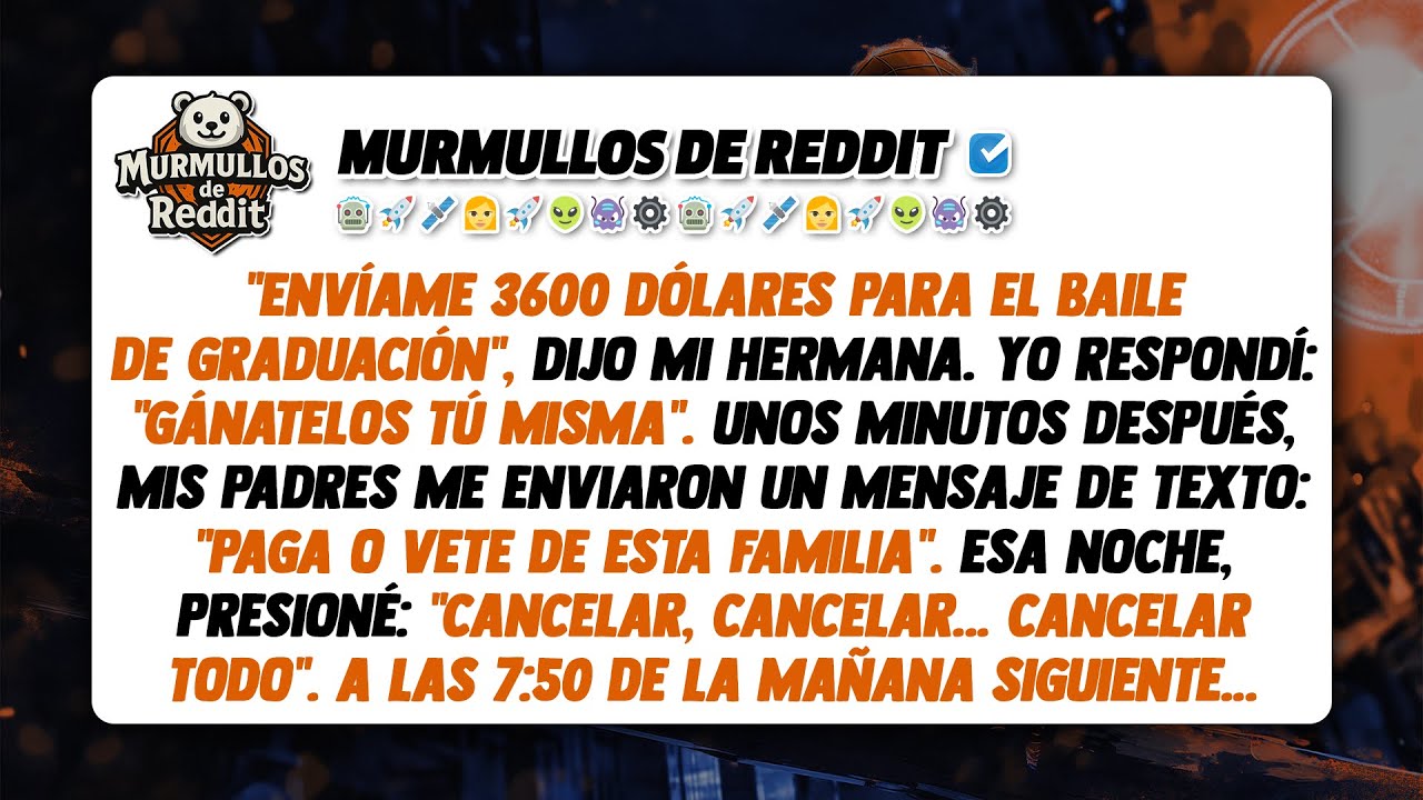 Mis padres gritaron: 