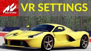 Assetto Corsa Vr Guide To Recommended Settings The Basics Youtube