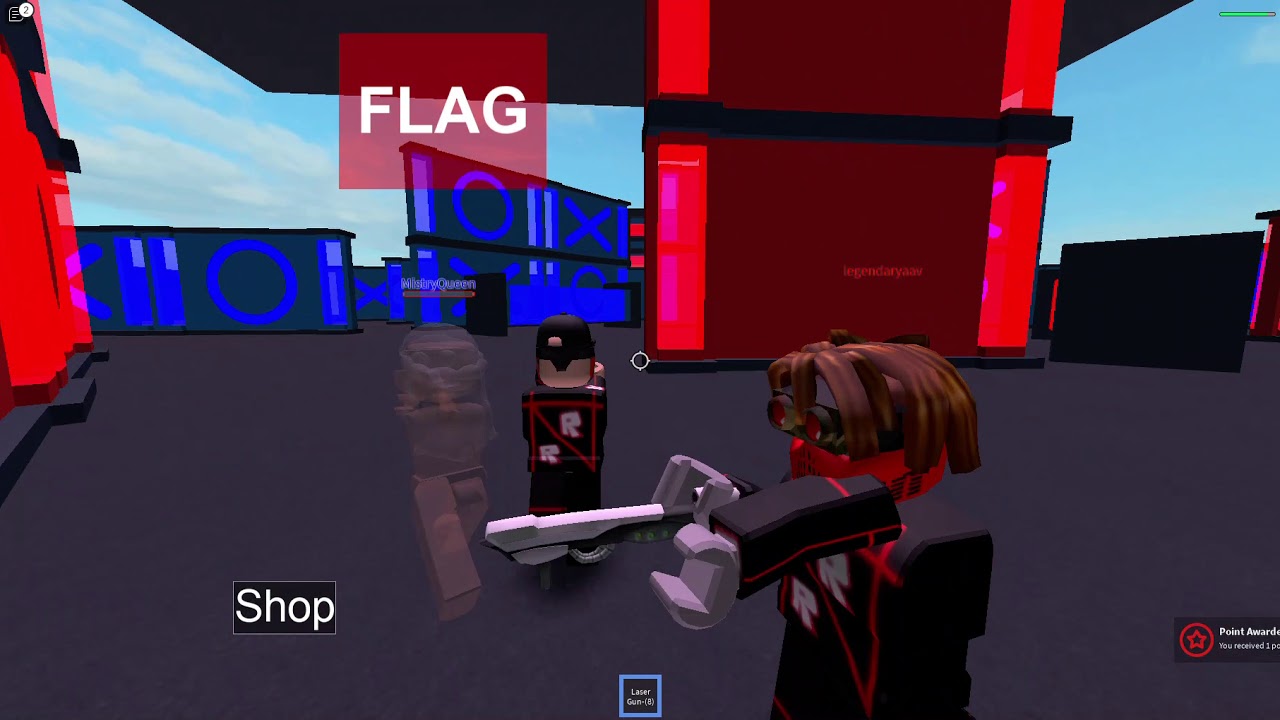 Playing Laser Tag In Roblox For 8 Minutes D Youtube - roblox lazer tag roblox