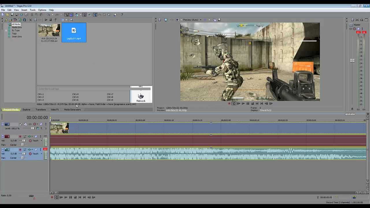 [7u7orial] Como criar watermark animado no Sony Vegas!!!