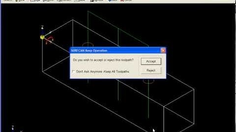 SURFCAM Tutorial - 2-Axis: Basic Drilling Operations - Part 1