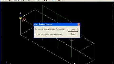SURFCAM Tutorial - 2-Axis: Basic Drilling Operations - Part 1