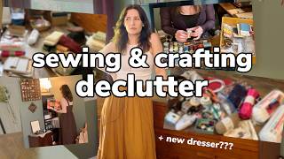 Decluttering my sewing & crafting stuff 🙈