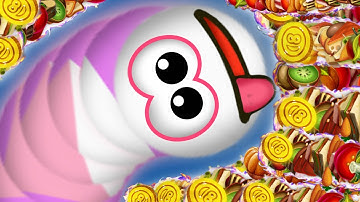 Worms Zone © 4M Score Cute vs Fat Bots Best Master Troll Top 1 Slither Snake io Online Games 2020