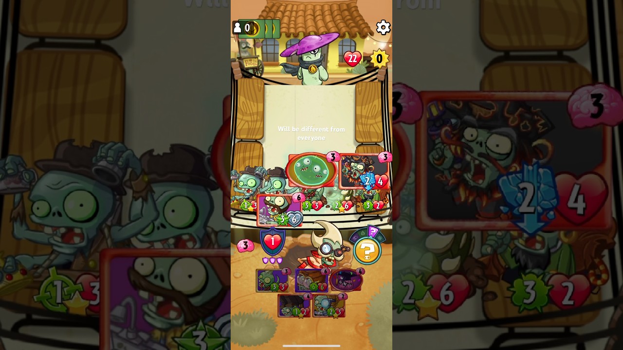 Keep getting good cards Pvz heroes daily challenge puzzle party