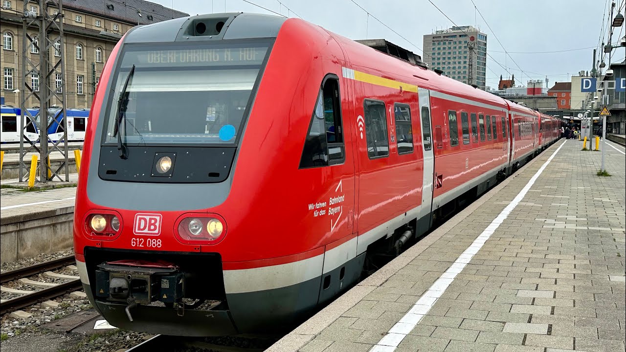 Überführungsfahrt: München Hbf - Landshut Hbf - Regensburg Ost - Weiden (Oberpf) - Hof Hbf