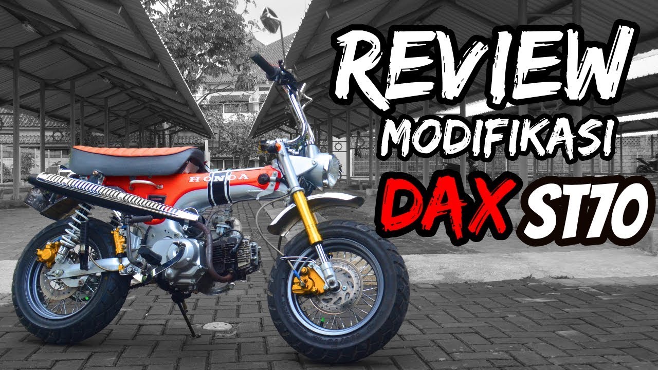 REVIEW MODIFIKASI HONDA DAX ST70 YouTube