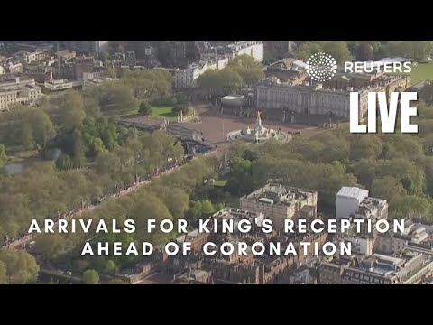 LIVE: Arrivals for King Charles' reception ahead of his coronation