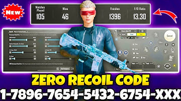 BGMI 3.5 UPDATE SENSITIVITY CODE | BGMI BEST SENSITIVITY SETTINGS | BGMI ZERO RECOIL SENSITIVITY