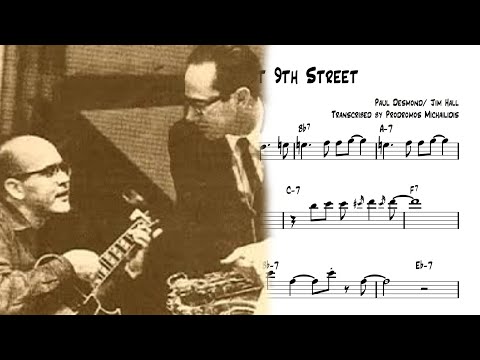 The Girl From East 9th Street - Paul Desmond Transcription