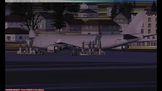 Awesome FSX flight in a B747 400F ORD ANC