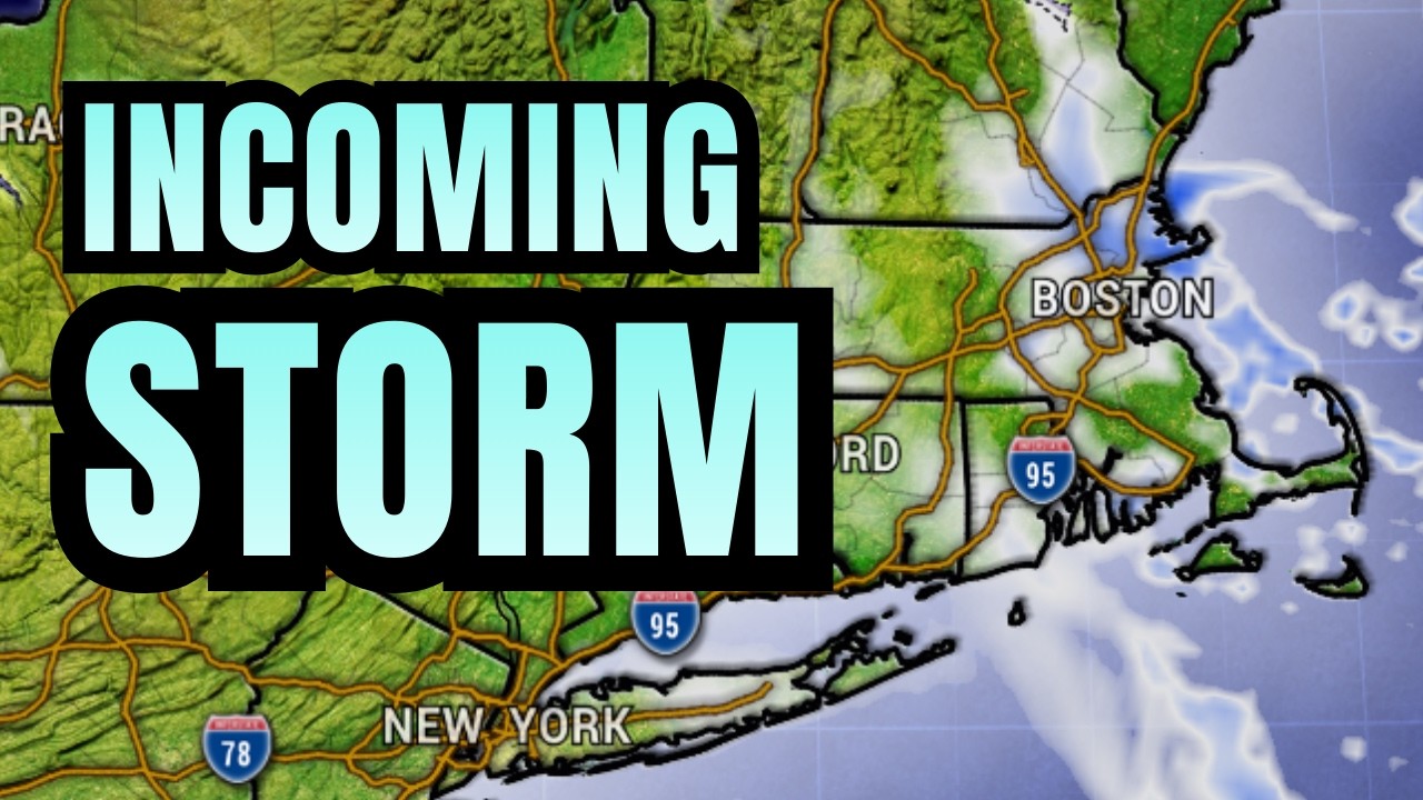 Clipper System Brings Snow Across Northeast - YouTube
