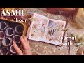 ASMR |1時間コラージュの音に癒される☕💭Scrapbooking Journaling Relaxing sounds