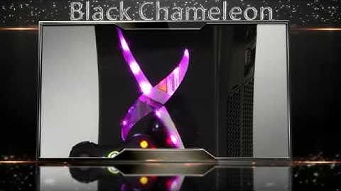 GamerModz ® Black Chameleon XBOX 360 Modded Console Case