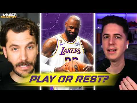Should the Lakers REST LeBron for the Playoffs?