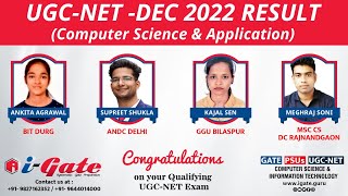UGC-NET RESULT | Computer Science & Application | Discussion with NET Topper | Supreet Shukla | iGb screenshot 3