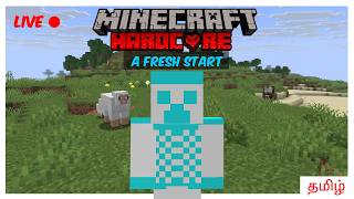 Minecraft Hardcore series (NEW WORLD) Live - 1| MINECRAFT TAMIL LIVE | ACE