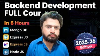 Backend Development Full Course in Hindi/Urdu 2025 (MongoDB,Express.Js,Node.Js) How to Create Server