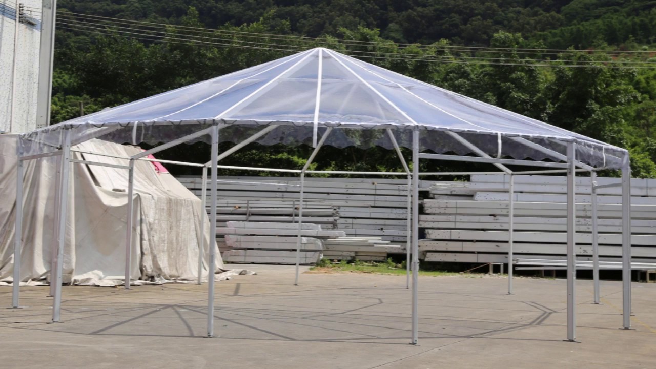 Installation Video of KENTEN Transparent decagon mixed tent