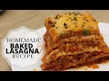 Baked lasagna recipe