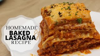 Baked Lasagna Recipe