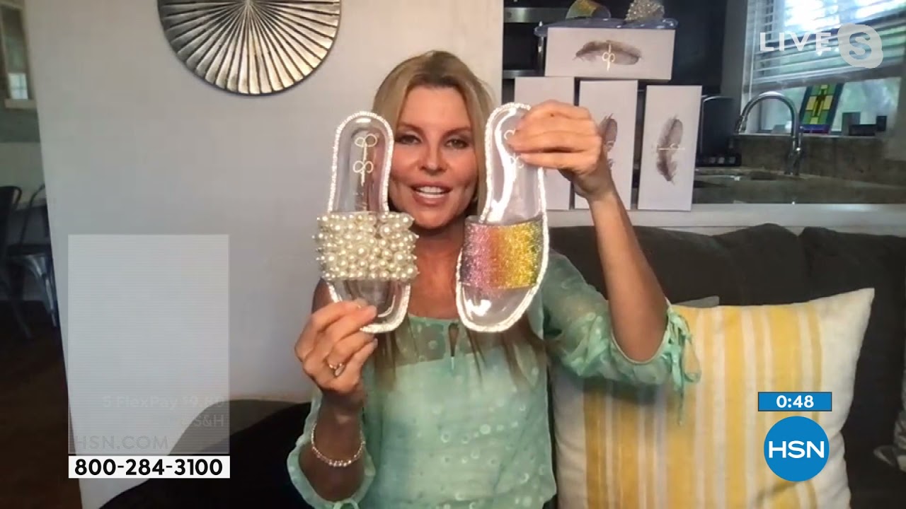 jessica simpson women's kassime translucent jelly slide sandals