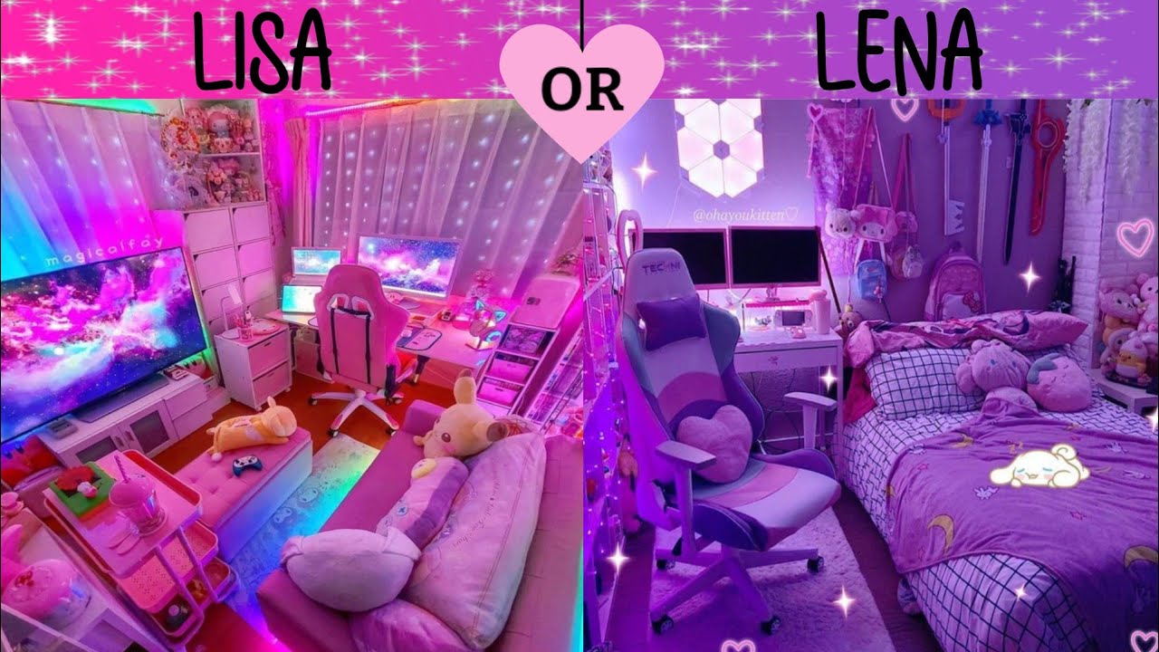 LISA OR LENA?💖[PINK💗 VS PURPLE💜 EDITION]