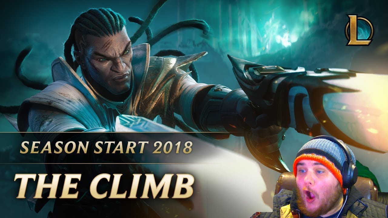 NOOB Reacts to Reaction to The Climb | Season 2018 Cinematic - League of Legends